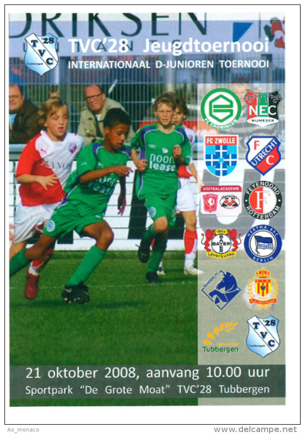 Programme Football 2008 Youth Tournament: FC Groningen, NEC Nijmegen, Hertha BSC Berlin, Feyenoord Rotterdam - Boeken