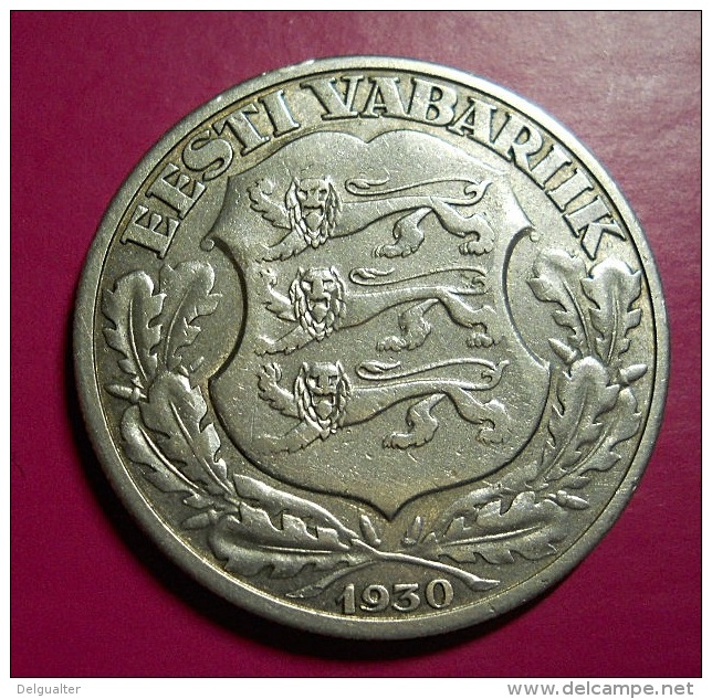 Estonia 2 Krooni 1930 Silver - Estonie