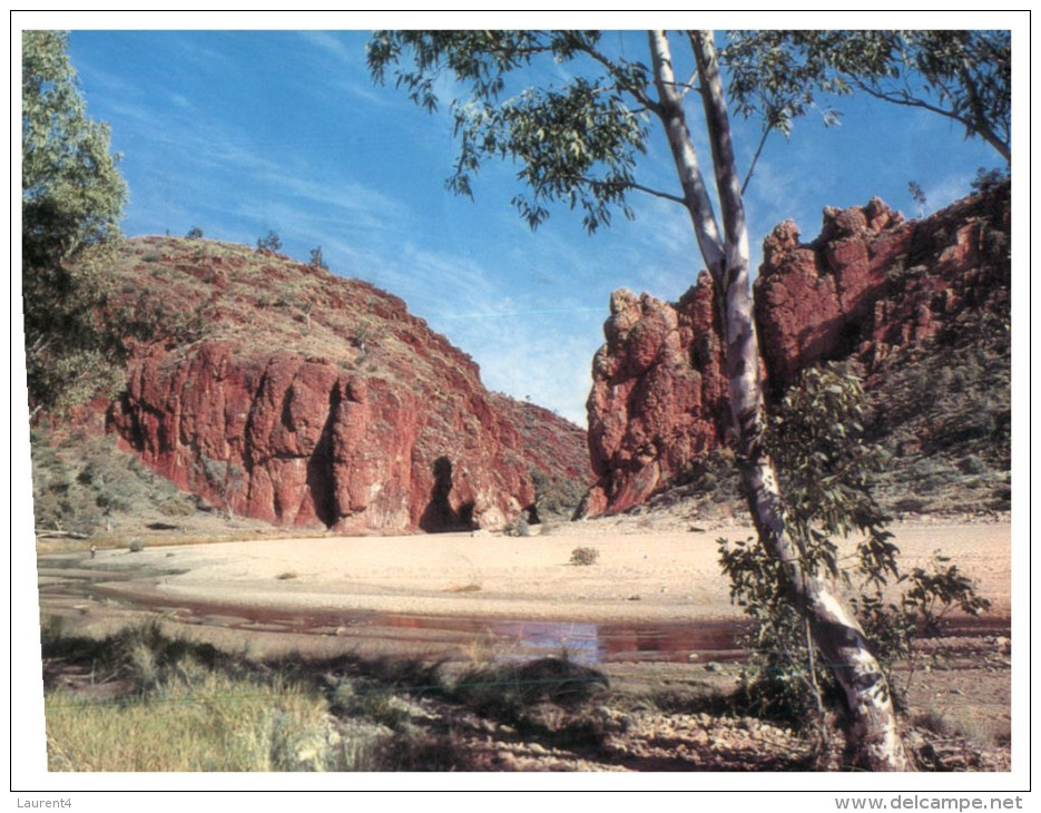 (PF 505) Australia - NT - Glenn Helen Gorges (with Stamp At Back Of Postcard) - The Red Centre