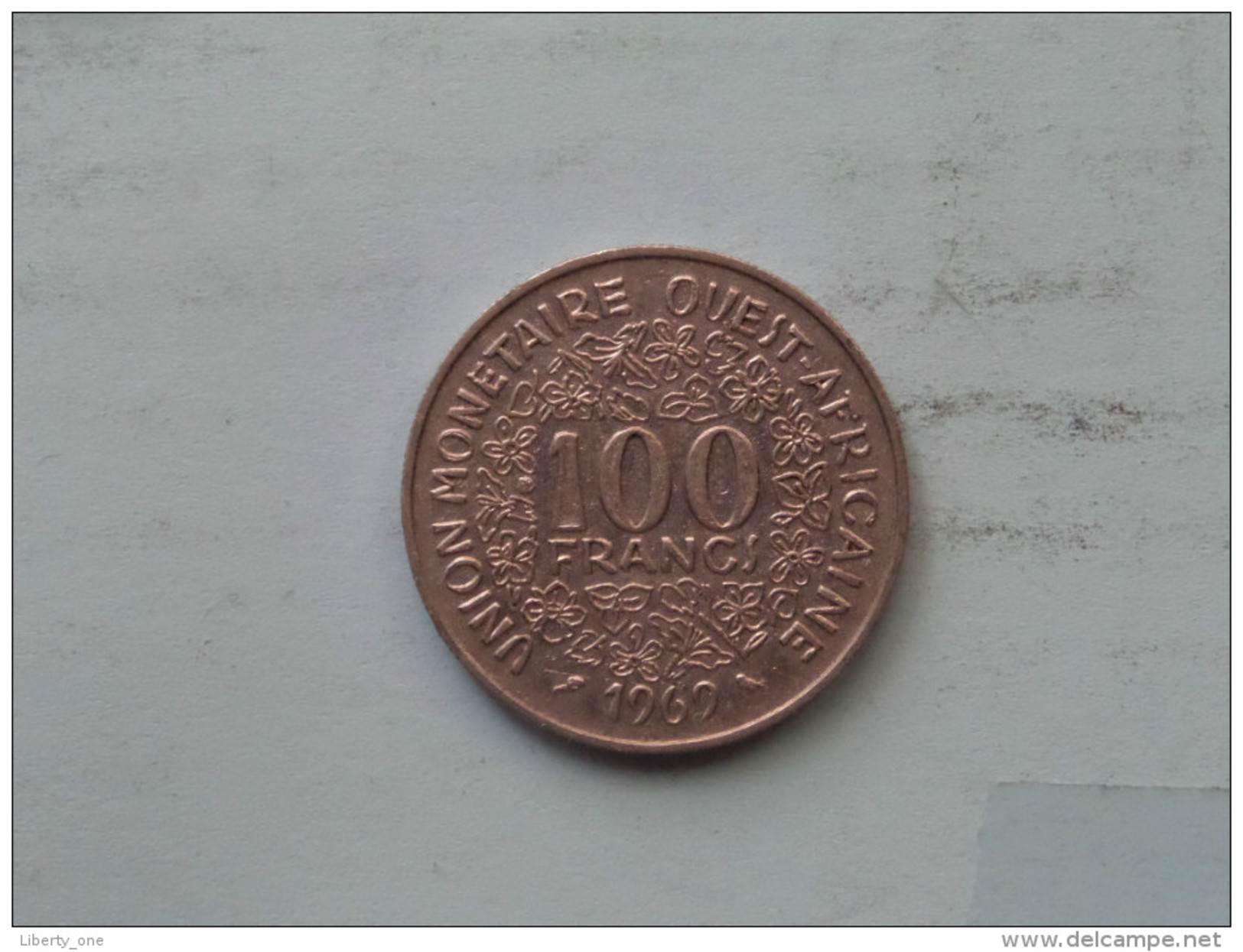 1969 Ouest Afric - 100 Francs - KM 4 ( Uncleaned - For Grade, Please See Photo ) ! - Autres – Afrique