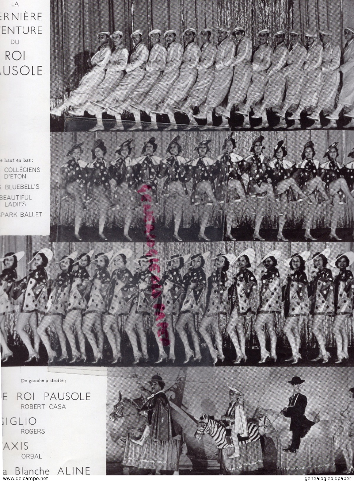 PROGRAMME FOLIES BERGERE 1935- ALBUM DE LA REVUE FEMMES EN FOLIE- MAURICE HERMITE-JEAN LE SEYEUX- PIERRE FREJOL-FROMAN-