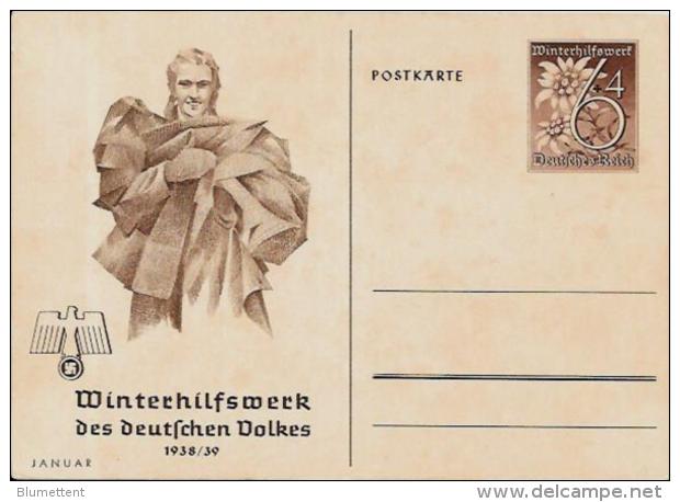 CPSM Allemagne Germanie Entier Postal Non Circulé Patriotique Période Guerre Nazis - Sonstige & Ohne Zuordnung