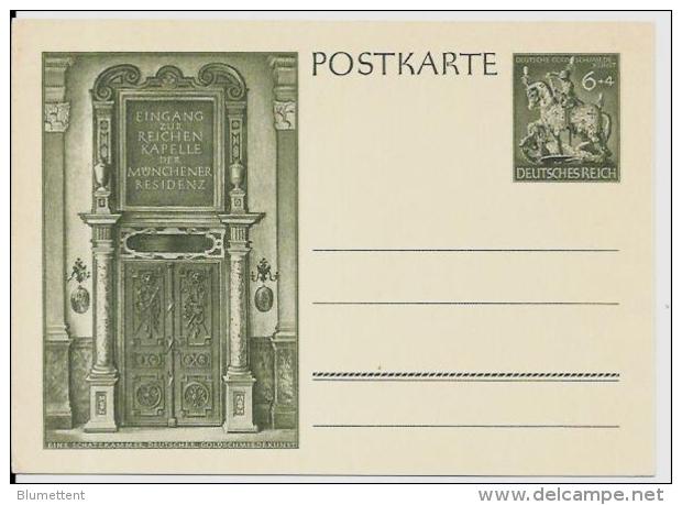 CPSM Allemagne Germanie Entier Postal Non Circulé Patriotique Période Guerre Nazis - Sonstige & Ohne Zuordnung