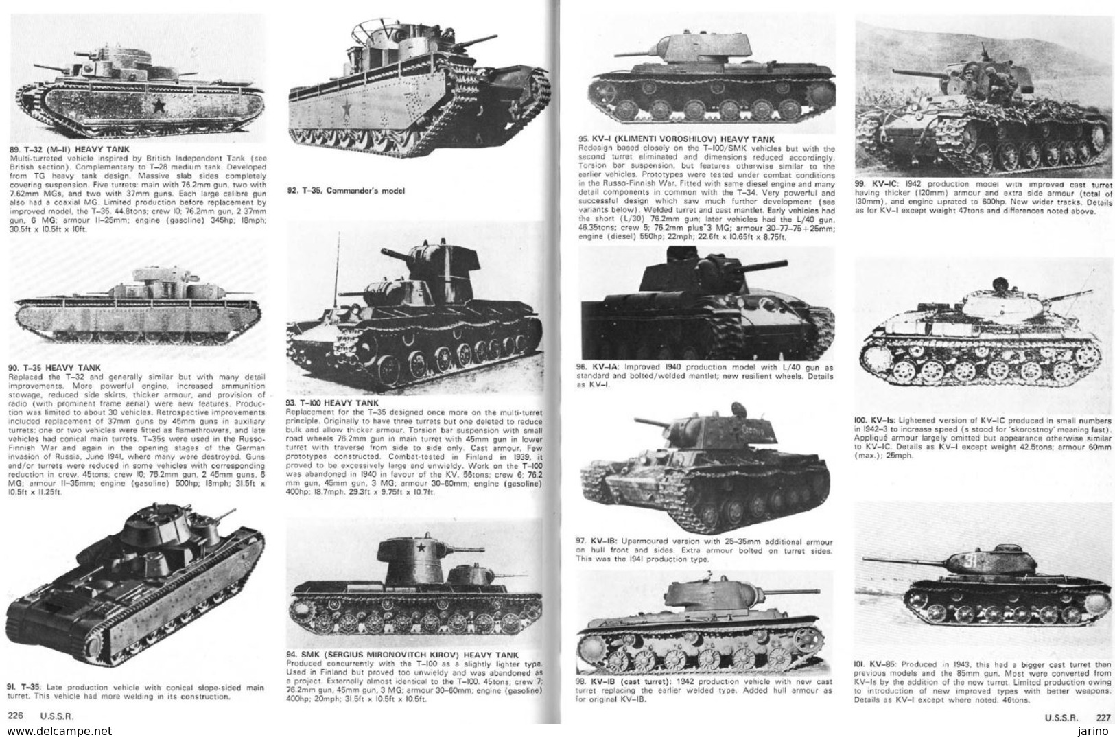 Tanks of the World 1915-1945, issue 2002 UK, 257 pages sur DVD, more than 1000 photographs