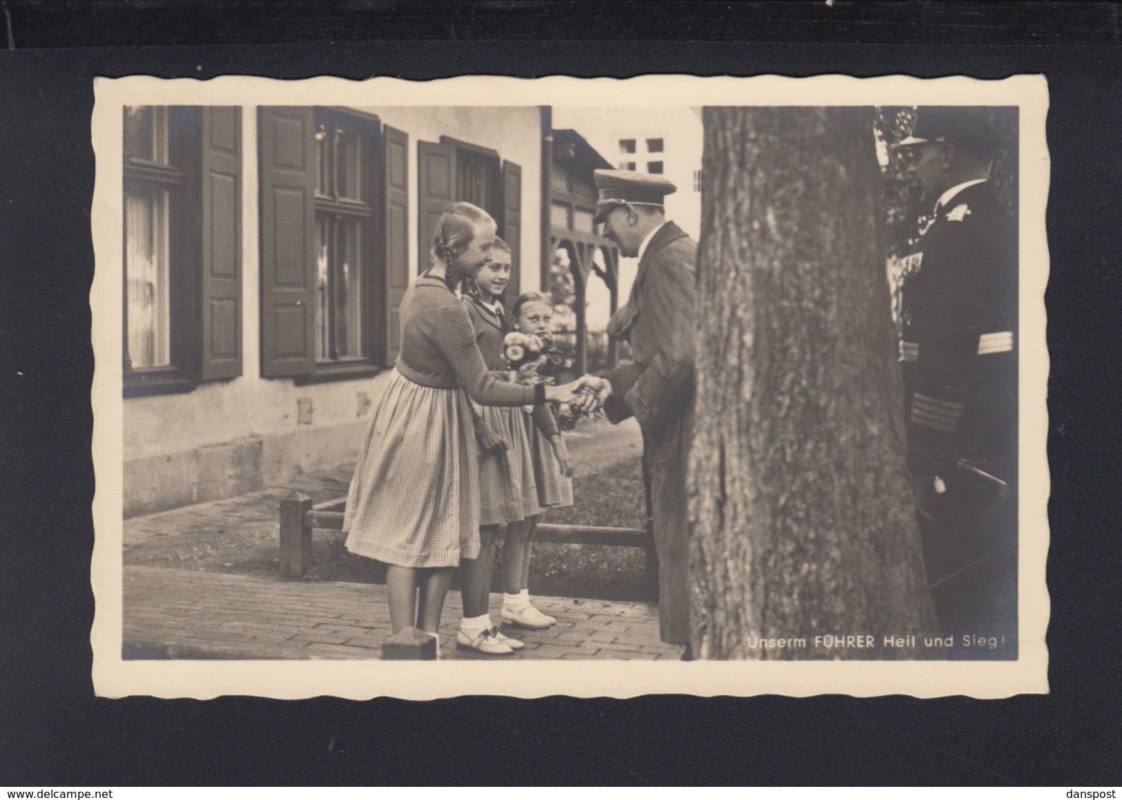 Dt. Reich AK Adolf Hitler Umserm Führer - Personnages Historiques