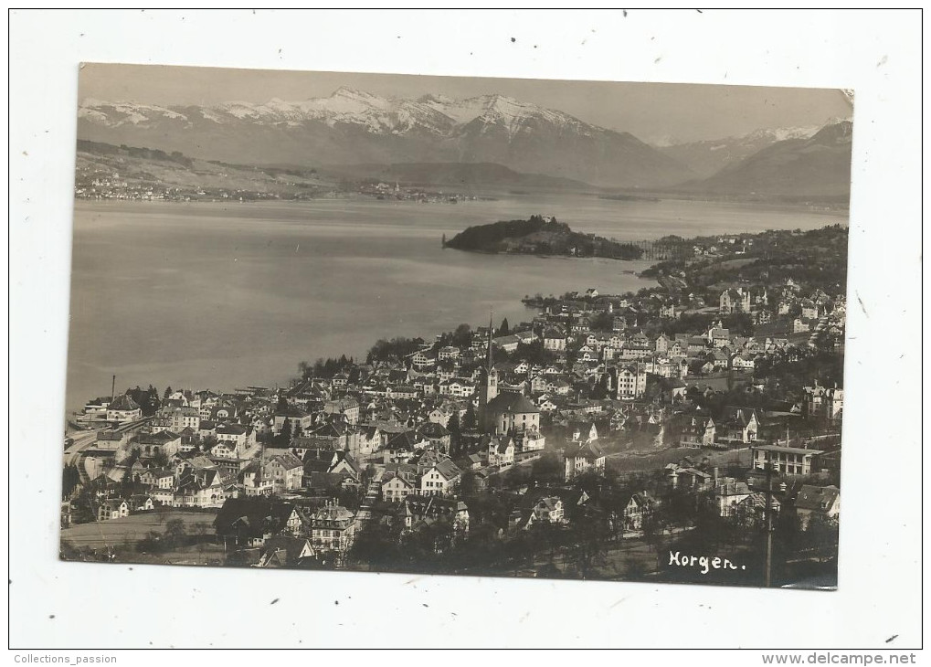 Cp , SUISSE , ZURICH , HORGEN , Voyagée 1931 - Horgen