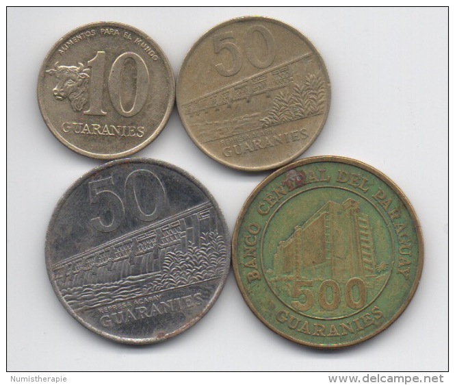 Paraguay : Lot De 4 Pièces 1988-2002 - Paraguay