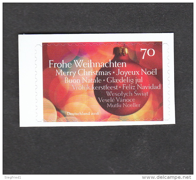 BRD ** 3269-3270  Weihnachtskugel Neuausgabe 30.11.2016 Postpreis  1,40 € - Nuevos