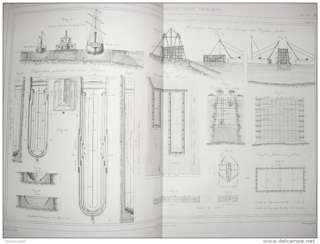 Marine - Formes De Radoub, établies Au Port D'Alger - Machines