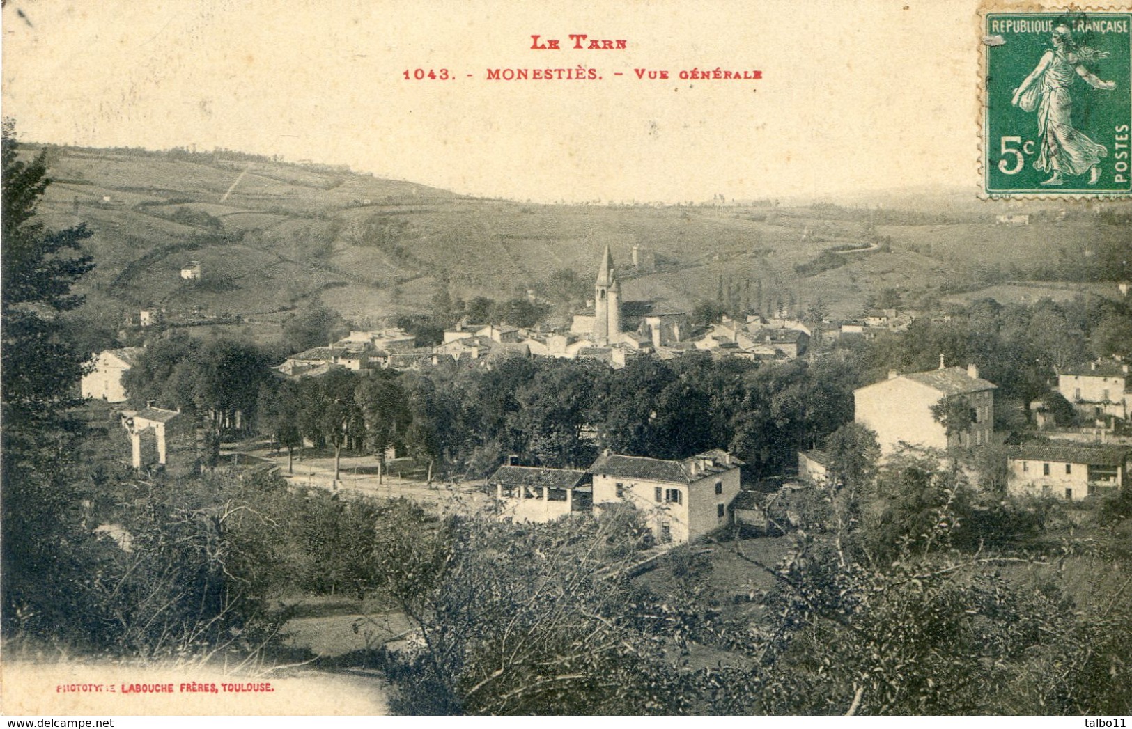 Tarn - Monesties - Vue Générale - Monesties