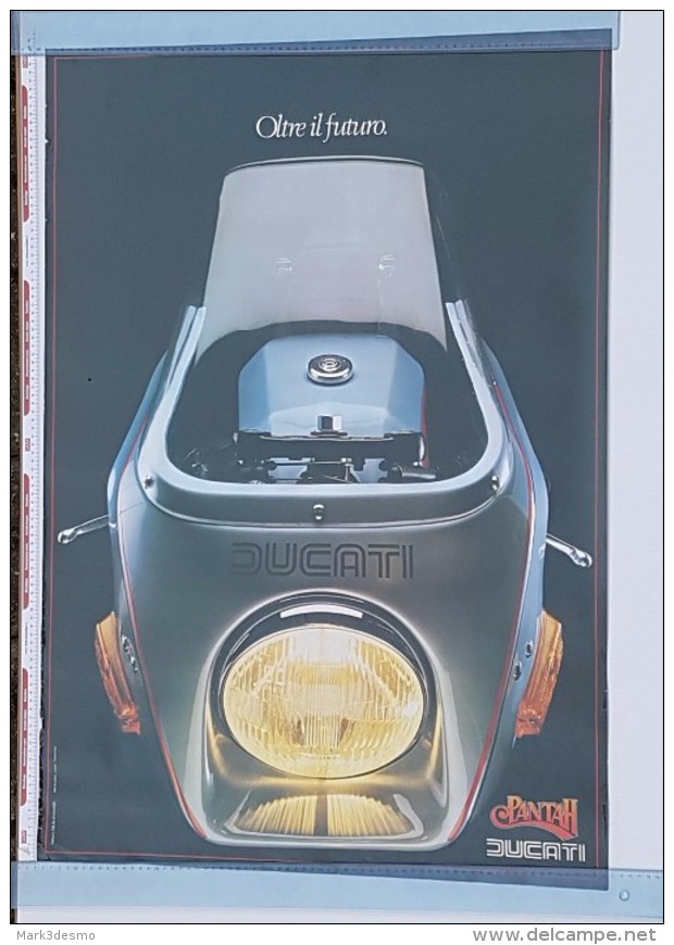 Ducati Pantah 600 1981 Manifesto Poster Concessionario Originale -genuine Dealer Poster-affiche Originale - Autres & Non Classés