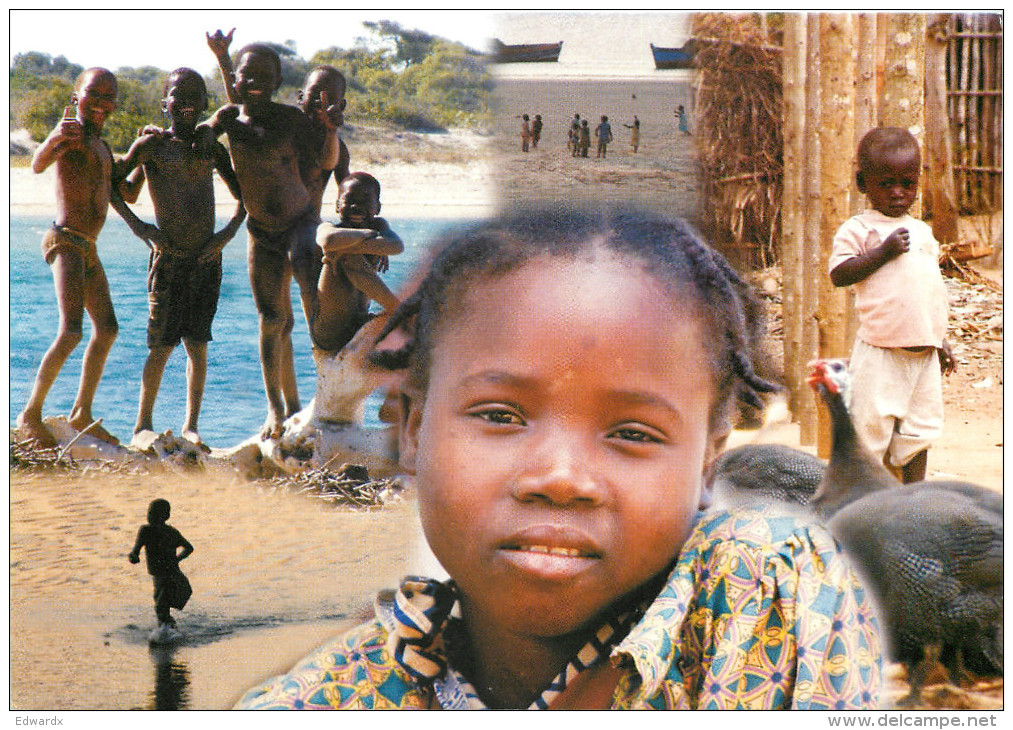 Children, Cabo Delgado, Mozambique Postcard Unposted - Mozambique