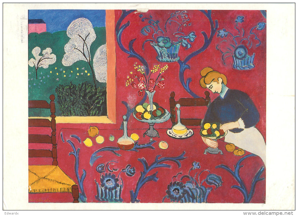 Henri Matisse, Art Painting Postcard Posted 2000 Stamp - Peintures & Tableaux