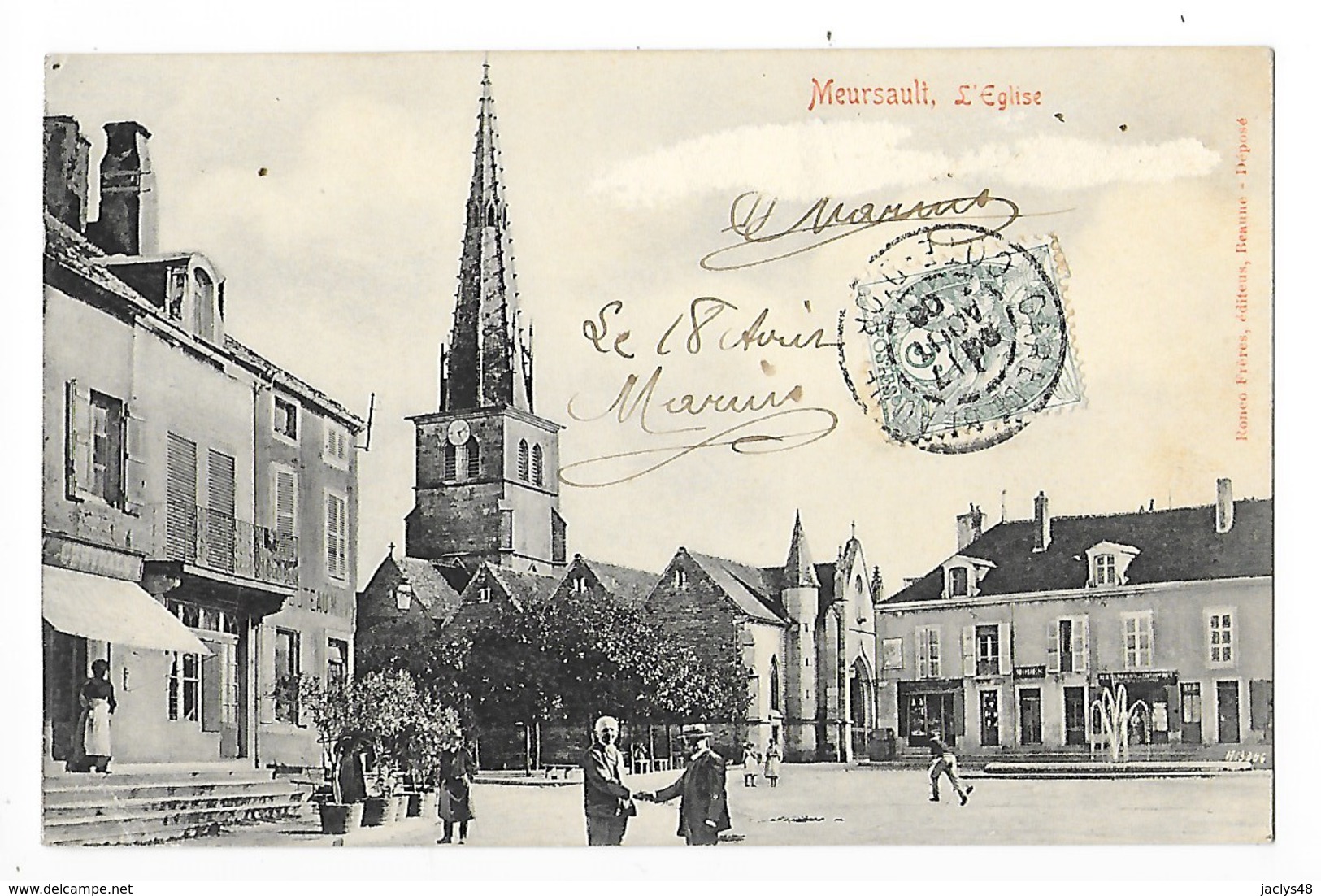 MEURSAULT  (cpa 21)   L'Eglise -    - L 1 - Meursault