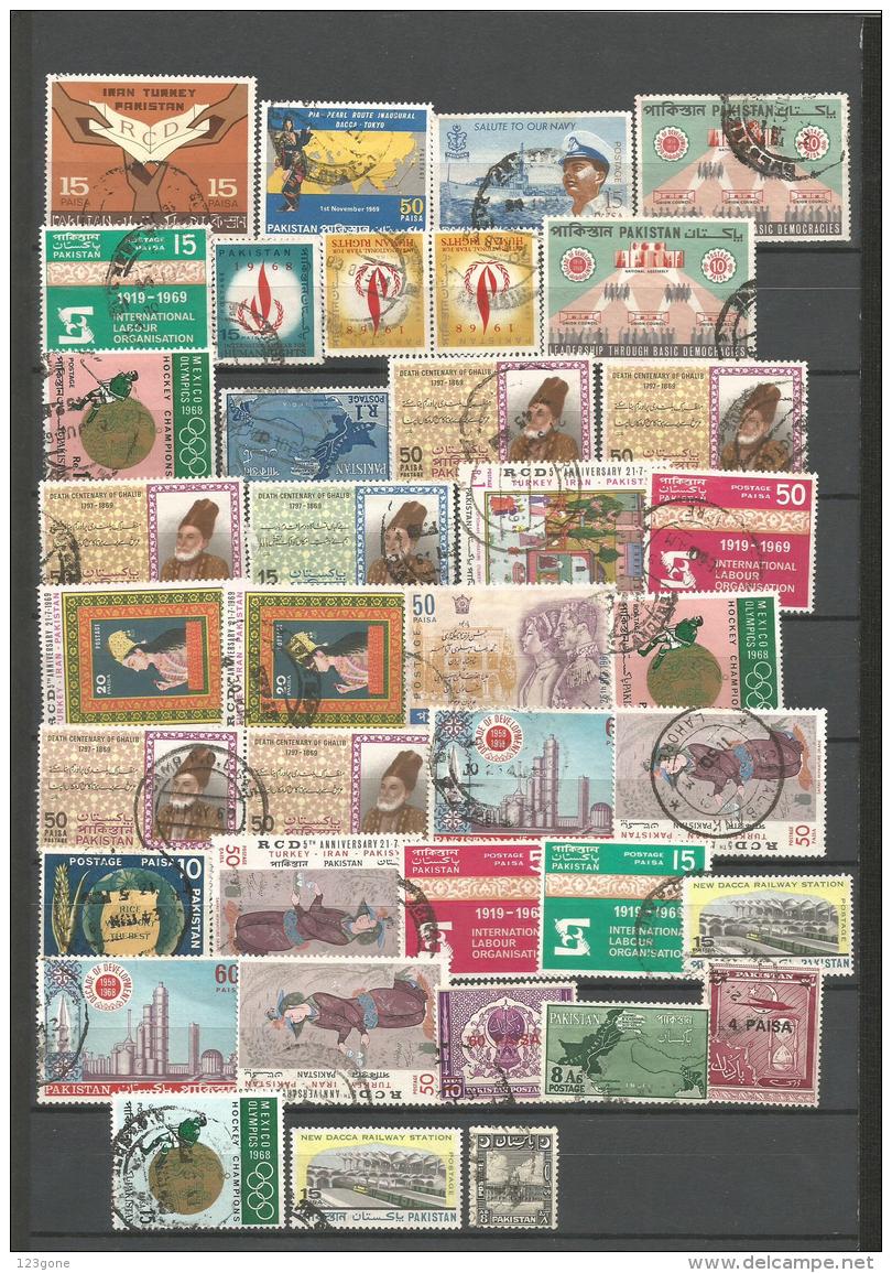 PAKISTAN. 38 Stamps. Used - Fine. Sale! - Pakistan