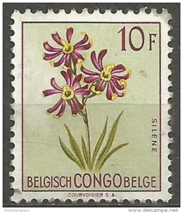 Belgian Congo - 1952 Flowers Series 10f Used   SG 314  Sc 281 - Oblitérés