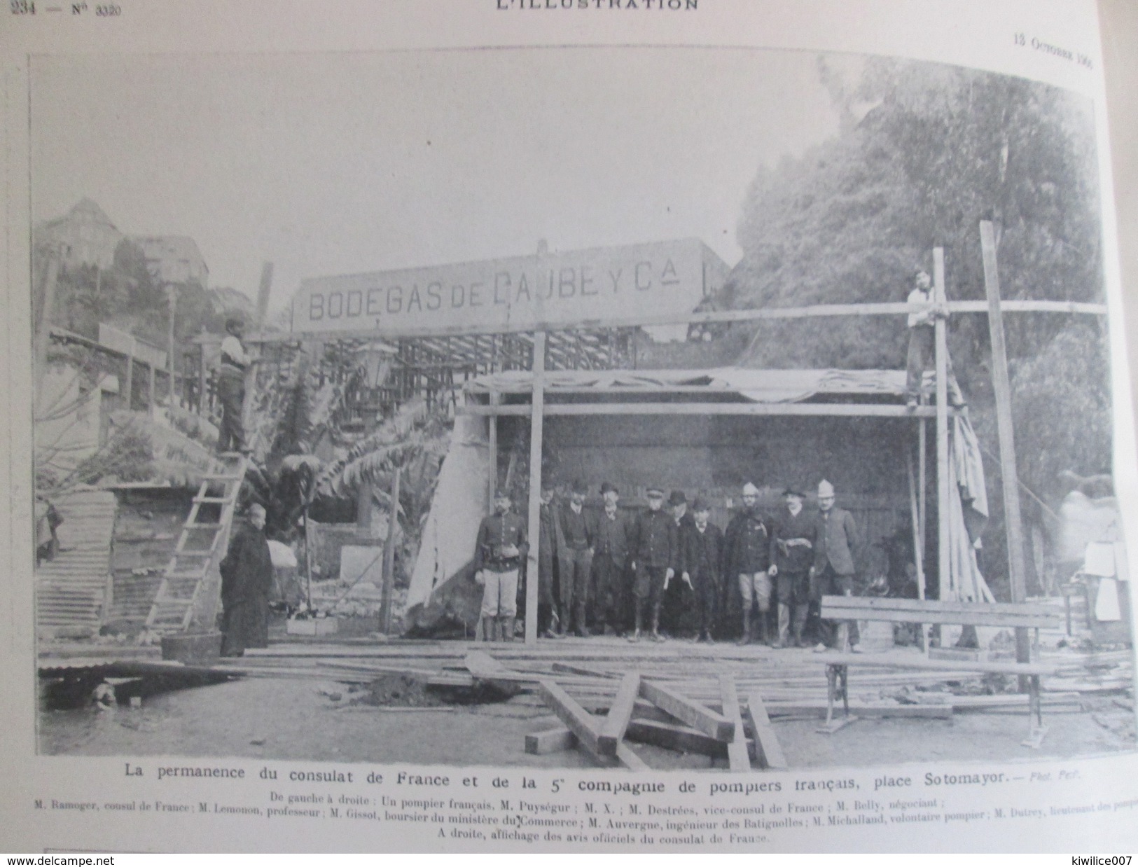 CHILI   Valparaiso  Tremblement De Terre  Earthquake 1905 La Destruction De Valparaiso  PLAZA DE LA VICTORIA - Unclassified