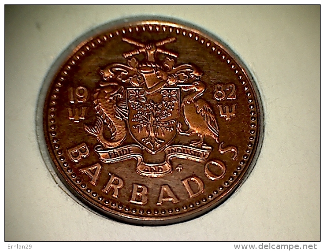 Barbados 1 Cent 1982 - Proof - Barbados (Barbuda)