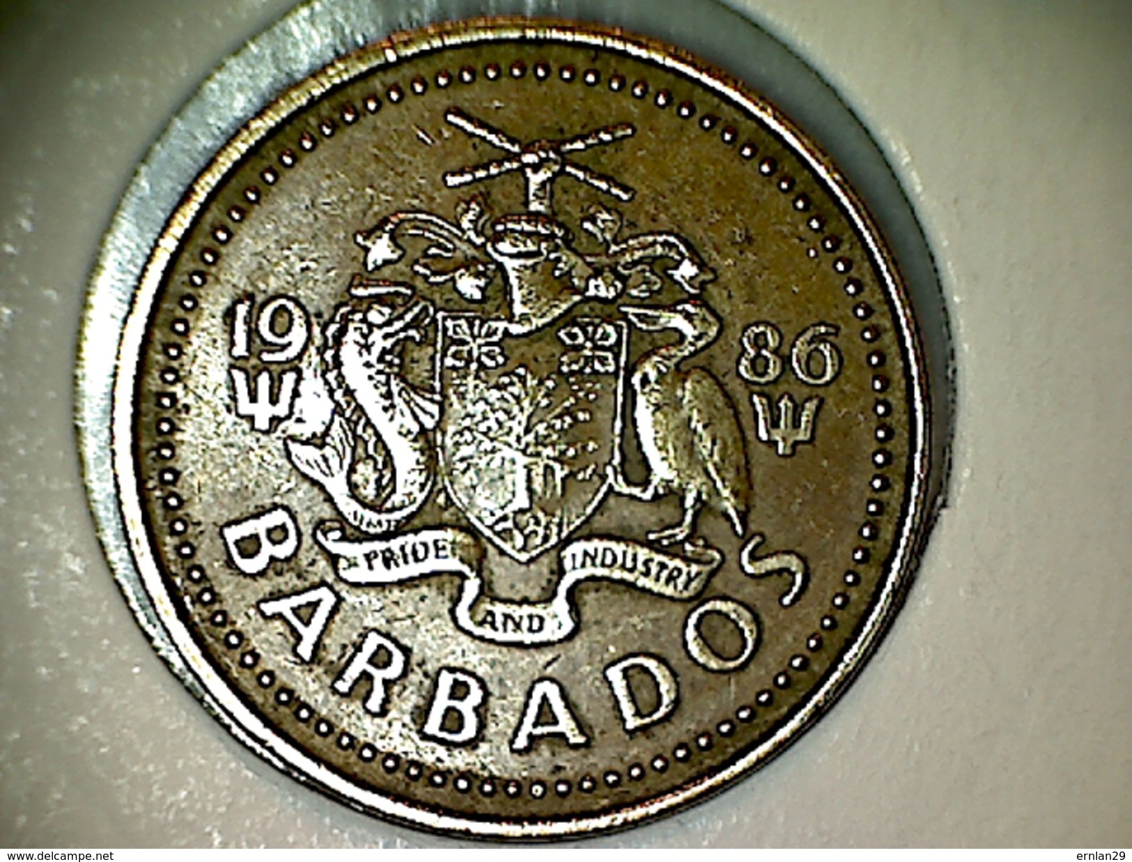 Barbados 5 Cents 1986 - Barbados