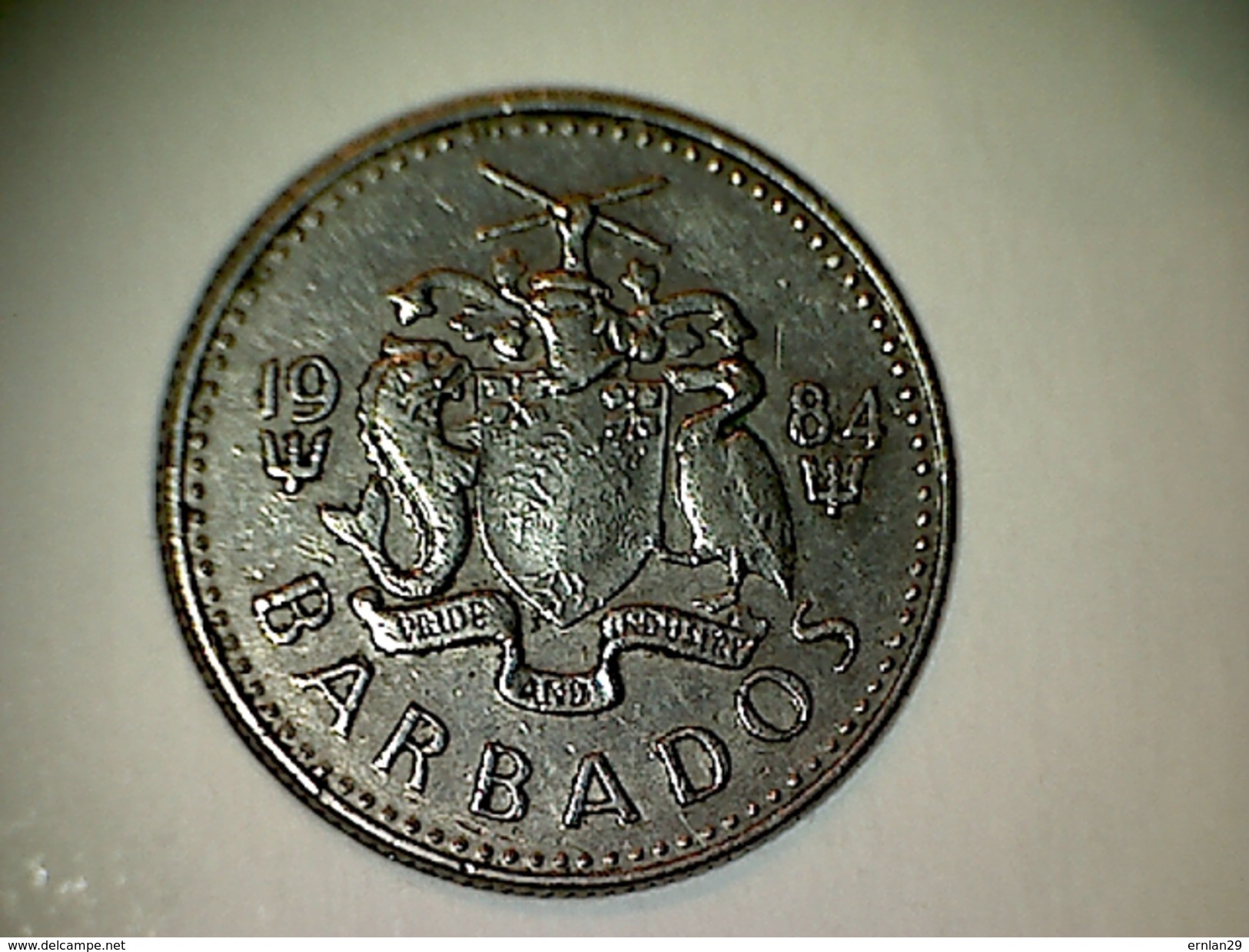 Barbados 10 Cents 1984 - Barbados (Barbuda)