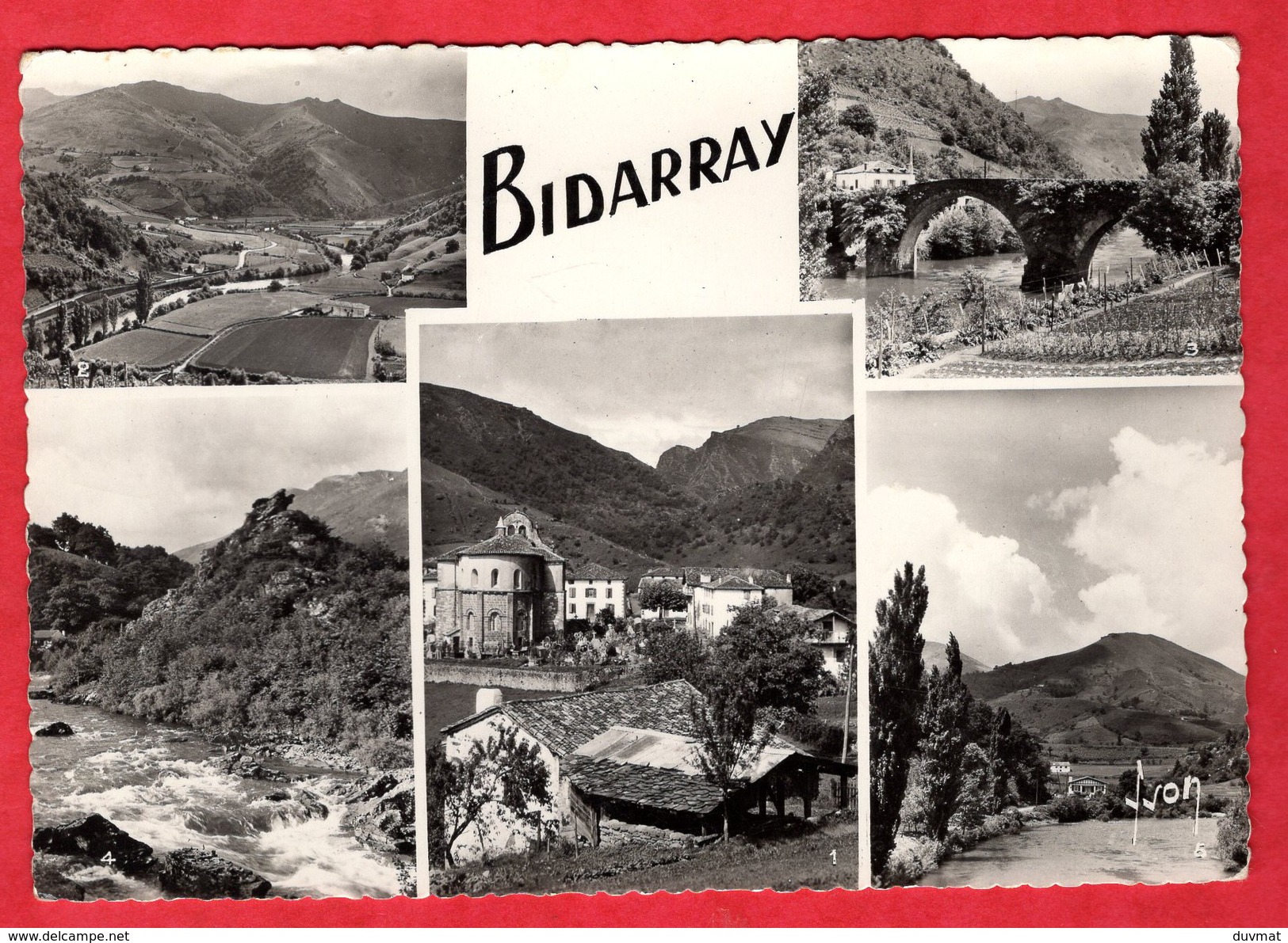 64 Pyrenées Atlantiques Bidarray Carte Multivues - Bidarray