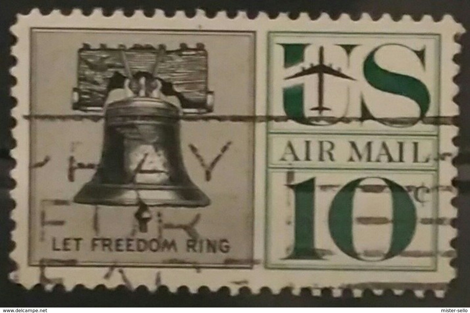 ESTADOS UNIDOS 1960. Campana De La Libertad. Correo Aéreo. USADO - USED. - Usados