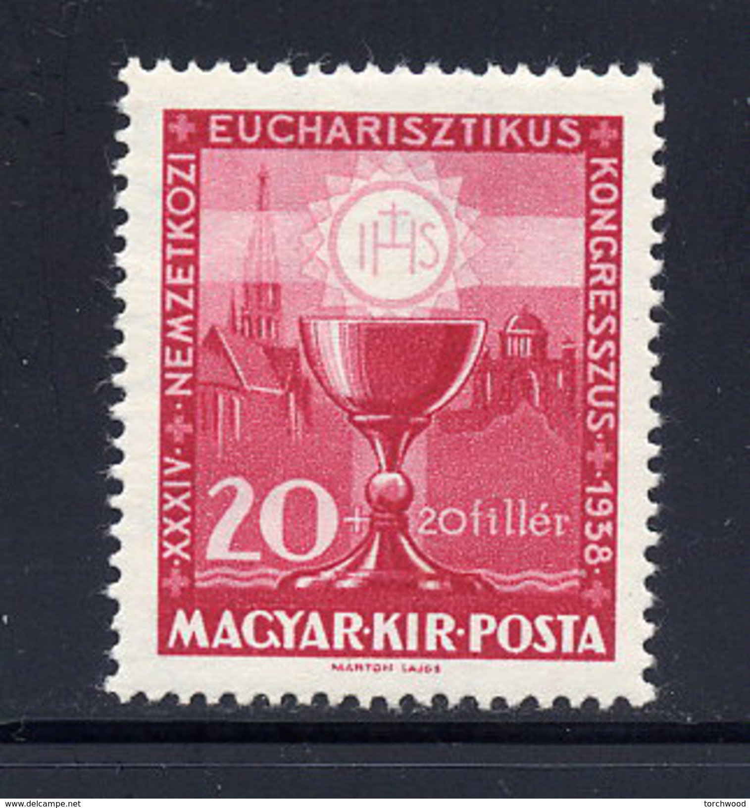 Hungary  Sc# B94d  MH  1938 - Unused Stamps