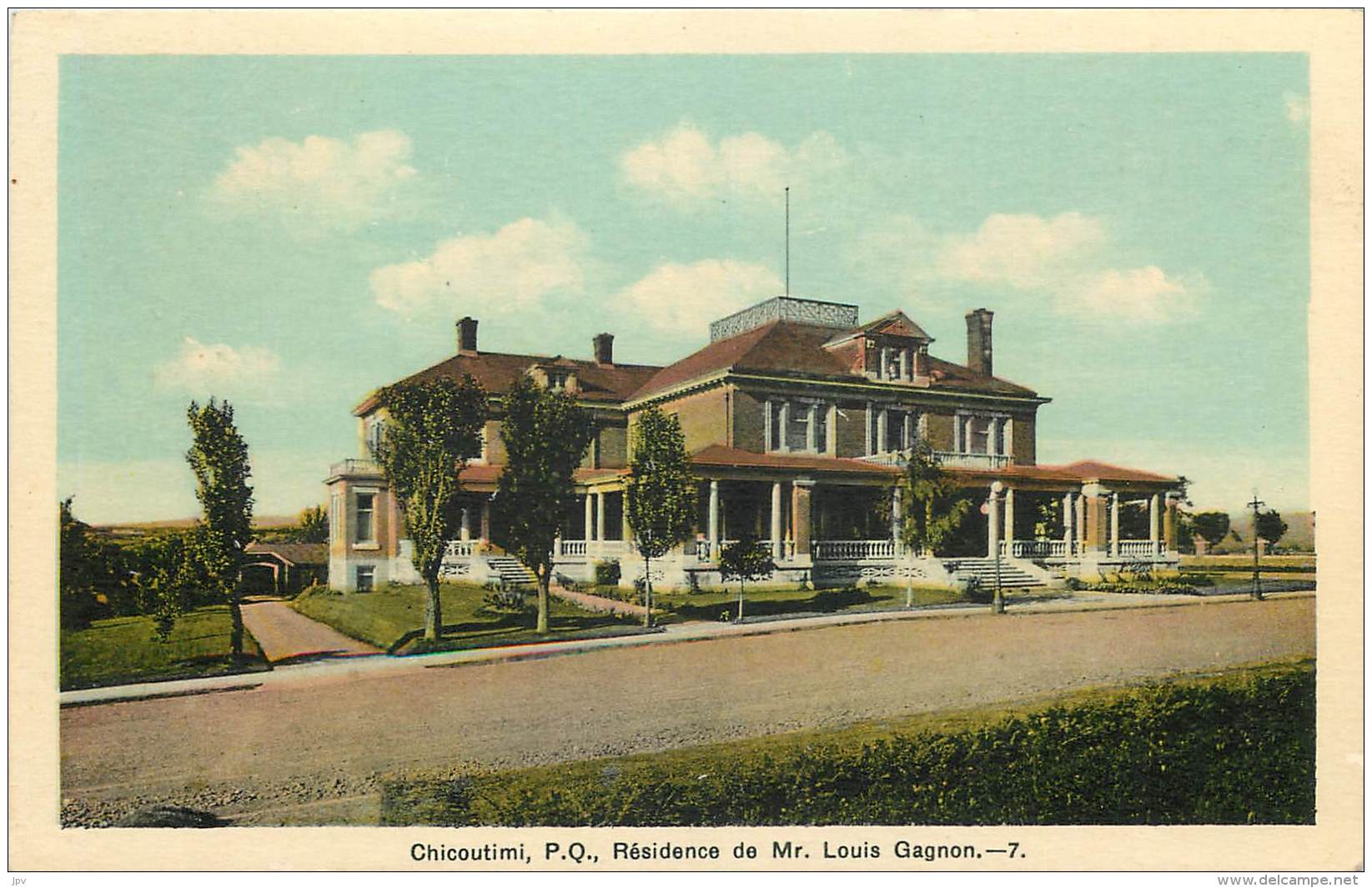 CHICOUTIMI - P.Q. - RESIDENCE DE MR LOUIS GAGNON - Chicoutimi