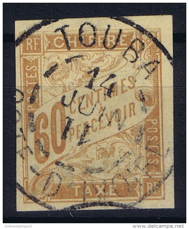 Colonies General Taxe Yv 24 Obl Used  CAD Cote D'Ivoire Touba  14-06-11 - Oblitérés