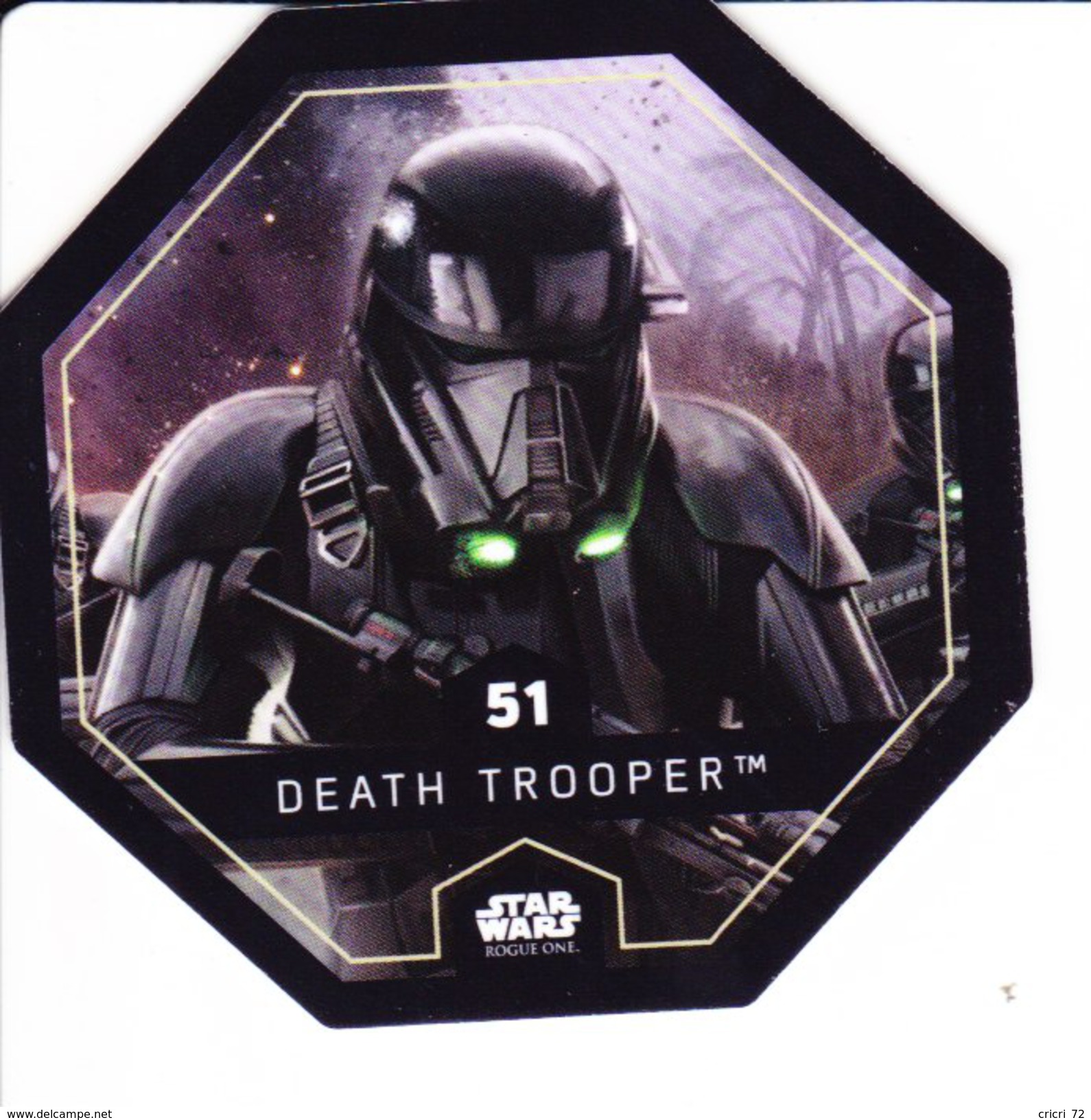 51 DEATH TROOPER 2016 STAR WARS LECLERC COSMIC SHELLS - Episode II