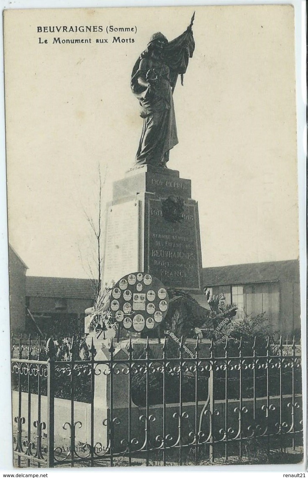 Beuvraignes-Le Monument Aux Morts-(CPA) - Beuvraignes