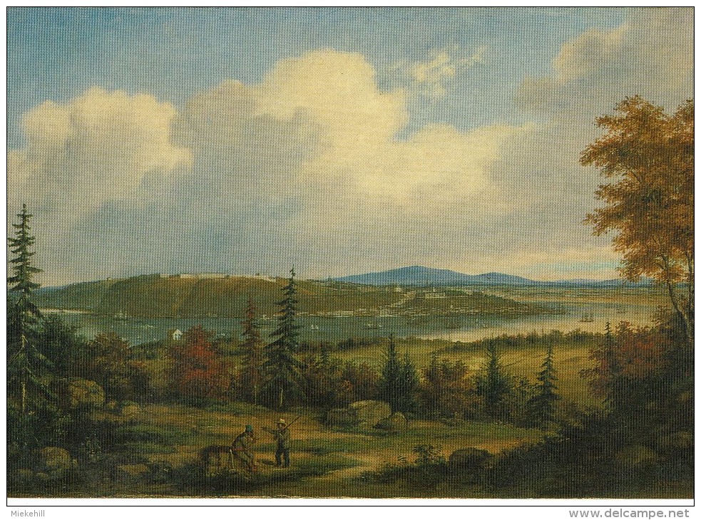 CANADA-QUEBEC-VU DE POINTE LEVIS- REPRODUCTION PEINTURE DE CORNELIUS KRIEGHOFF - Québec - Les Rivières