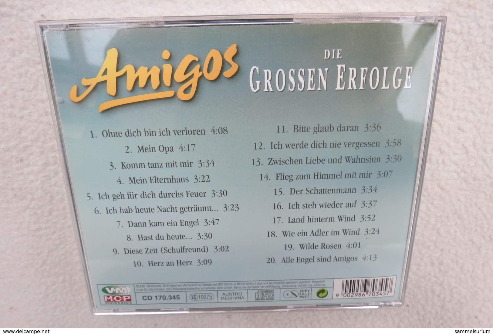 CD "Amigos" Die Grossen Erfolge - Otros - Canción Alemana