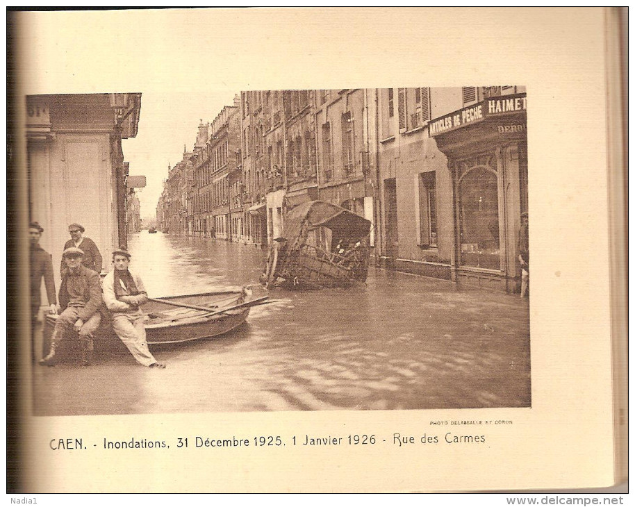 CAEN LES INONDATIONS DE CAEN 31 DECEMBRE 1925 1 JANVIER 1926 PHOTOS DELASSALE ET CORON CAEN - Album & Collezioni