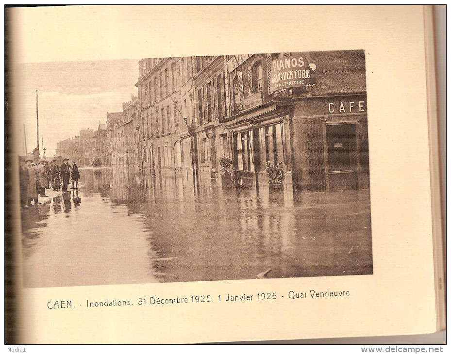 CAEN LES INONDATIONS DE CAEN 31 DECEMBRE 1925 1 JANVIER 1926 PHOTOS DELASSALE ET CORON CAEN - Album & Collezioni