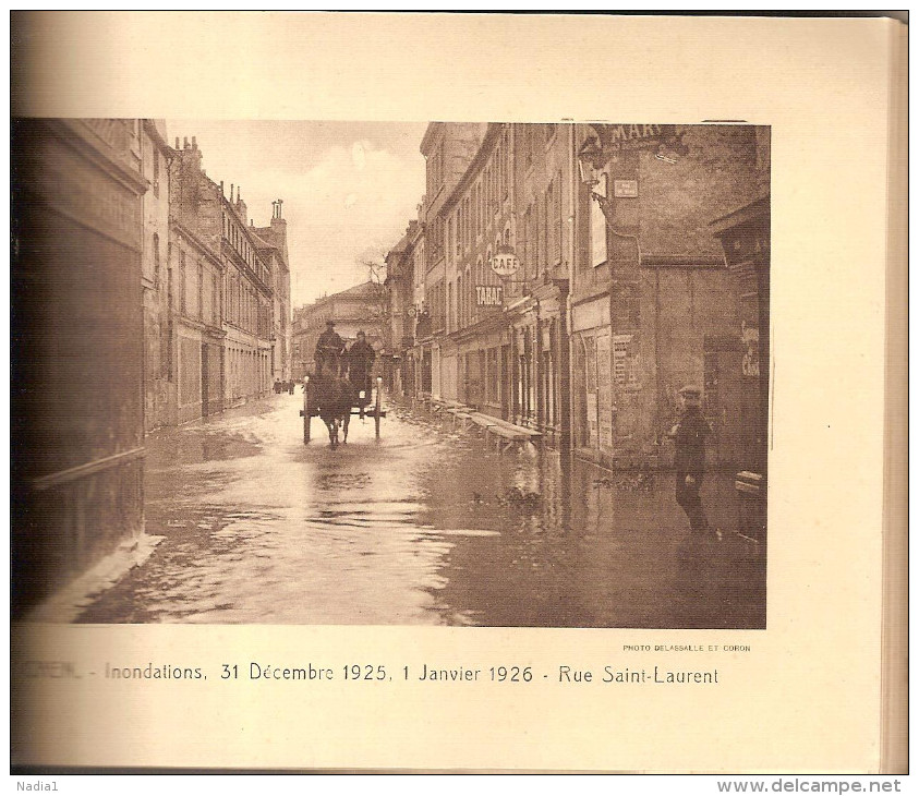 CAEN LES INONDATIONS DE CAEN 31 DECEMBRE 1925 1 JANVIER 1926 PHOTOS DELASSALE ET CORON CAEN - Album & Collezioni