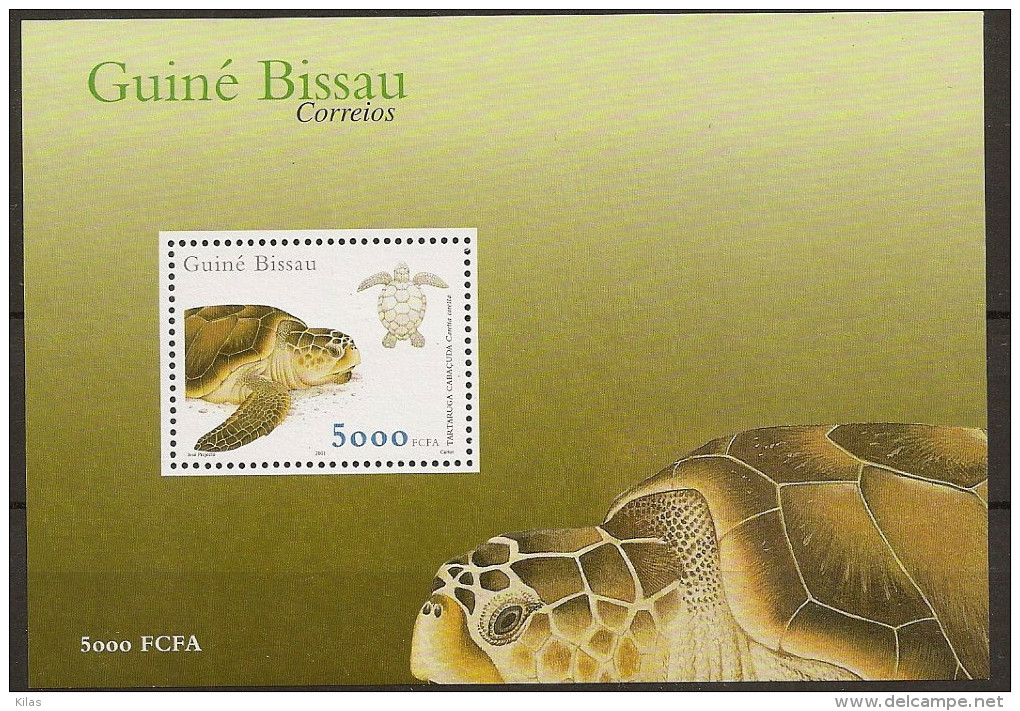 GUINEA - BISSAU 2001 Turtles - Tortugas