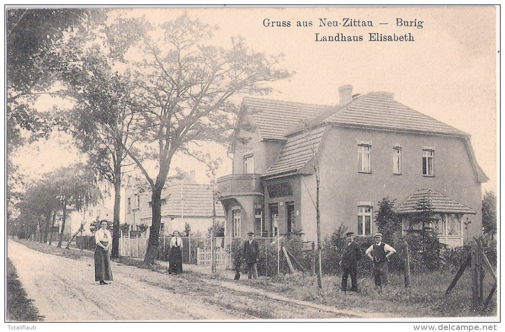 Gruss Aus NEU ZITTAU BURIG Gosen Spreenhagen Landhaus Elisabeth Belebt 14.5.1913 Gelaufen - Spreenhagen