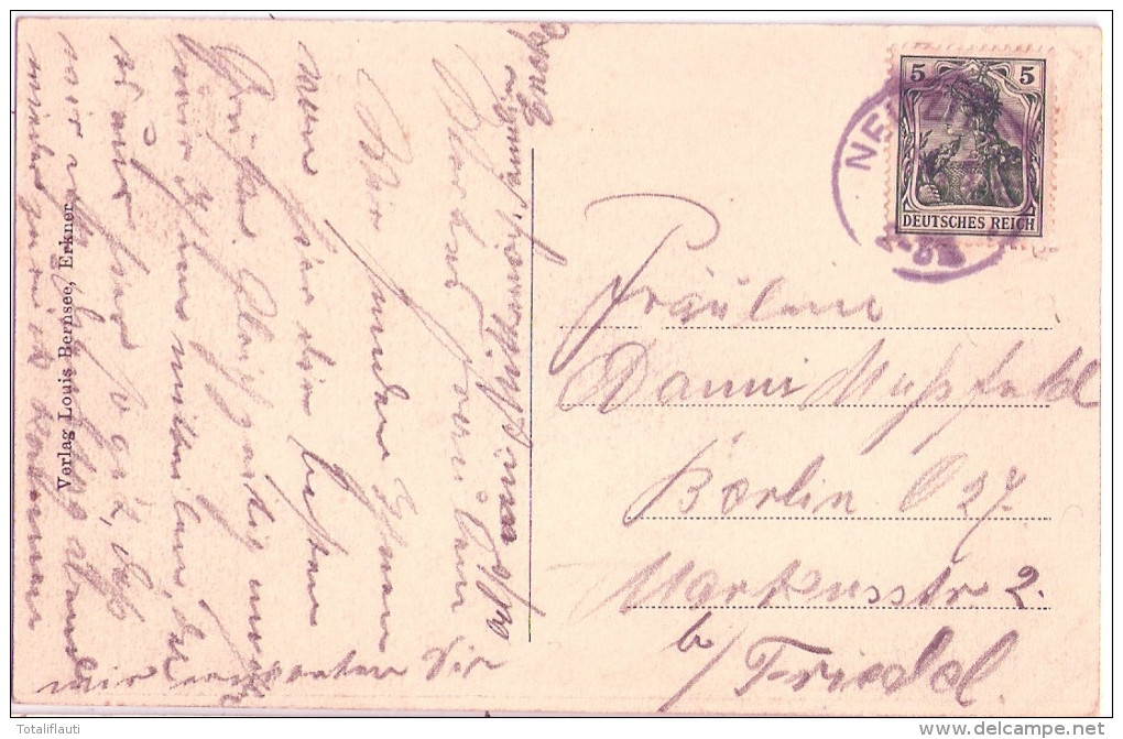 Gruss Aus NEU ZITTAU BURIG Gosen Spreenhagen Landhaus Elisabeth Belebt 14.5.1913 Gelaufen - Spreenhagen