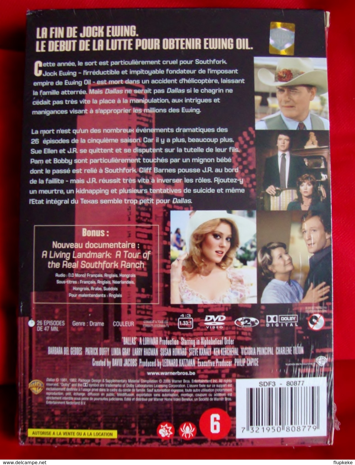 Dvd Zone 2 Dallas Saison 5 Intégrale Warner Bros. 2006 - TV-Reeksen En Programma's