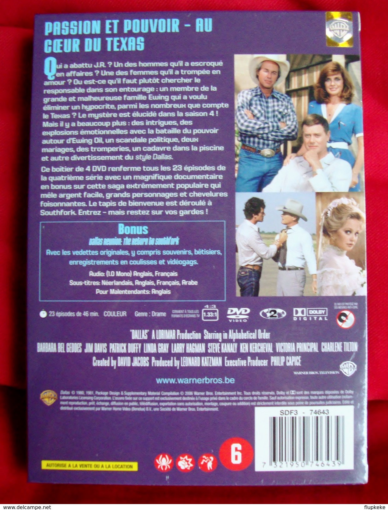 Dvd Zone 2 Dallas Saison 4 Intégrale Warner Bros. 2006 - TV-Serien