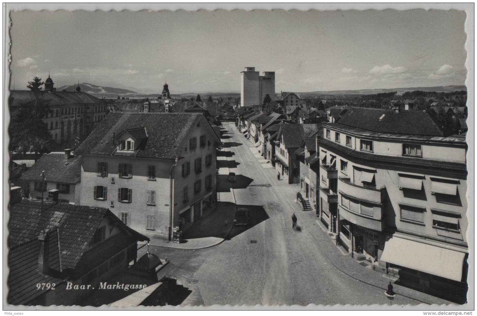 Baar - Marktgasse - Photo: Rud. Suter No. 9792 - Baar