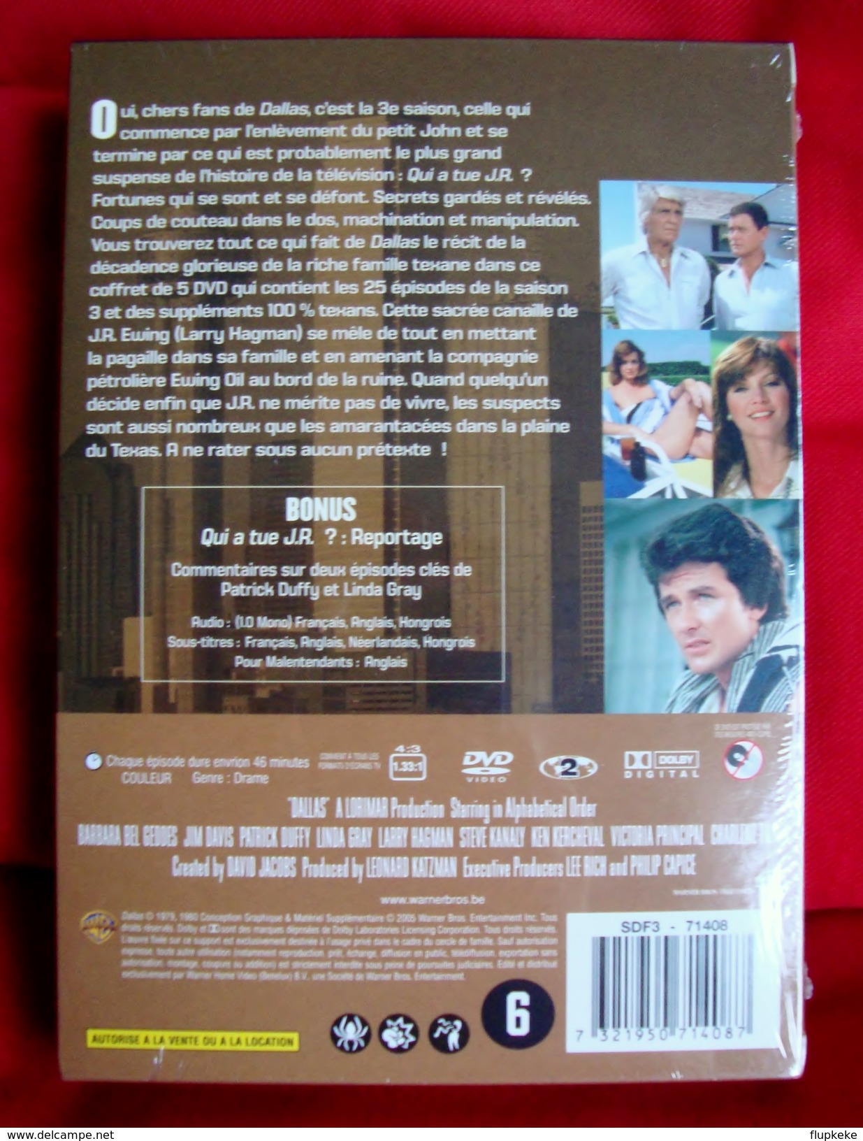 Dvd Zone 2 Dallas Saison 3 Intégrale Warner Bros. 2005 - TV-Serien