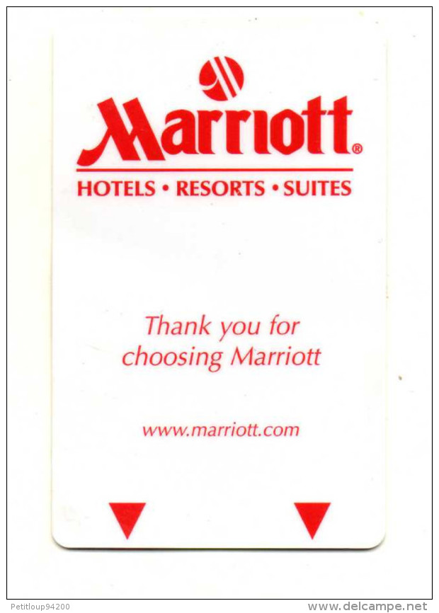 CLE D'HOTEL MARRIOTT - Tarjetas-llave De Hotel