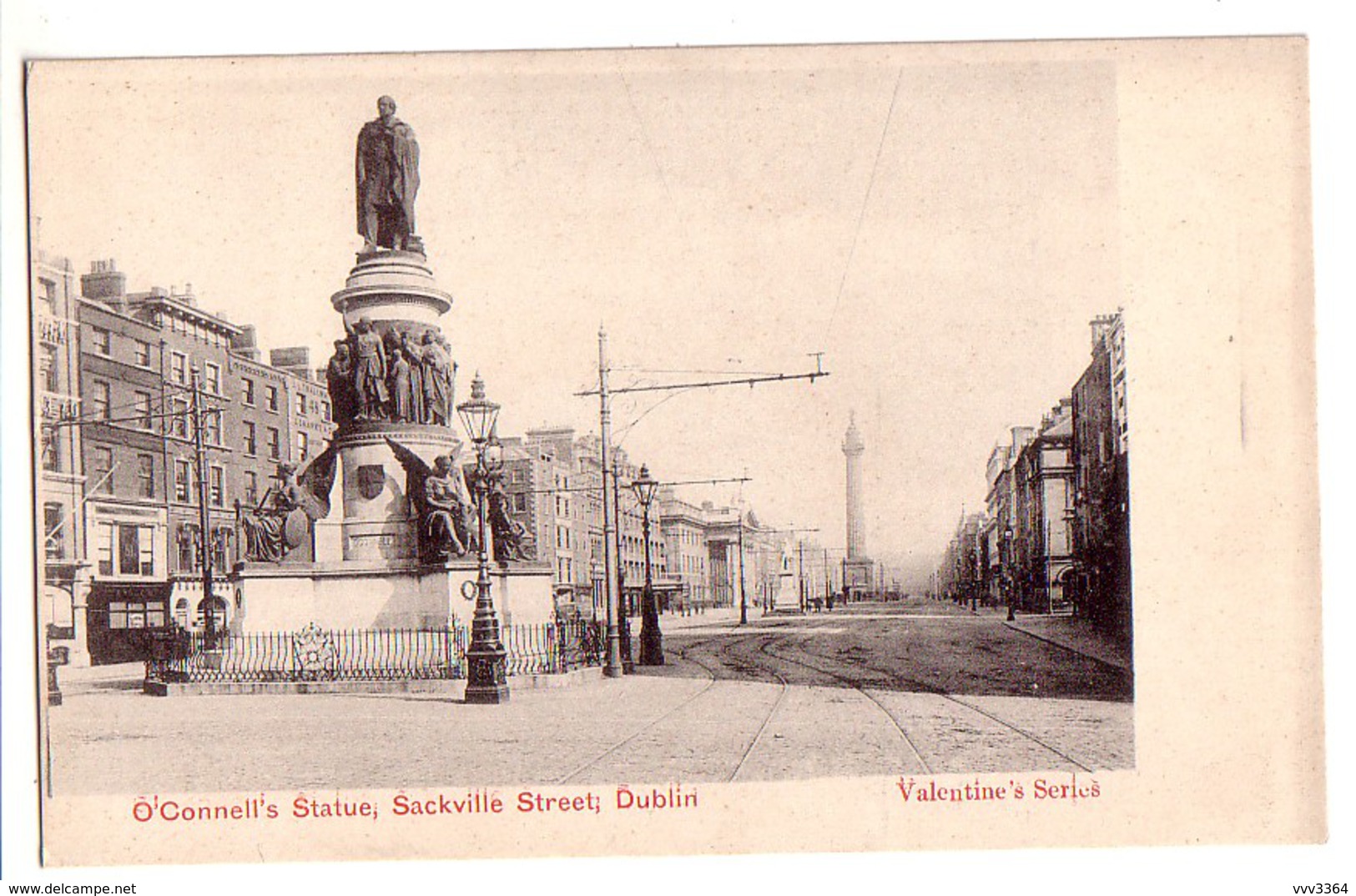 DUBLIN: O'Connell's Statue, Sackville Street - Dublin