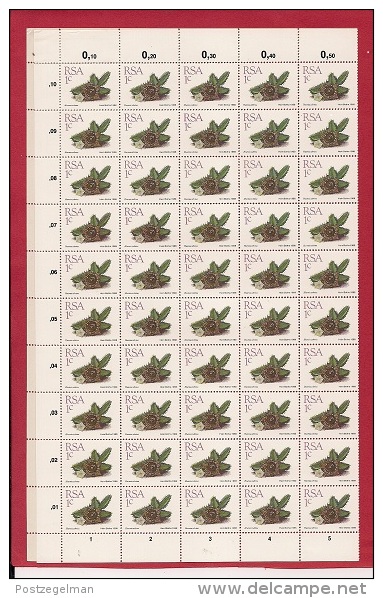 SOUTH AFRICA,  1988 , 15 Full Sheets Of 100 Stamps Each, Succulents Definitives, 743-757, F-2555 - Unused Stamps