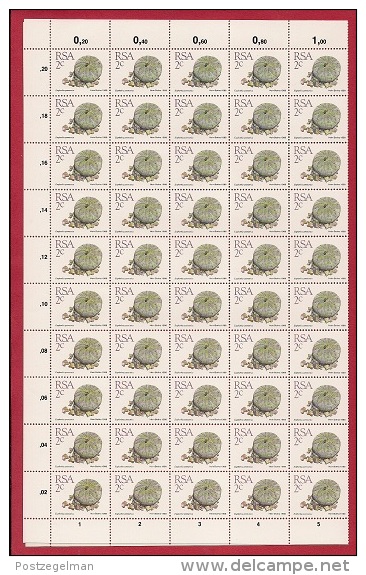 SOUTH AFRICA,  1988 , 15 Full Sheets Of 100 Stamps Each, Succulents Definitives, 743-757, F-2555 - Unused Stamps