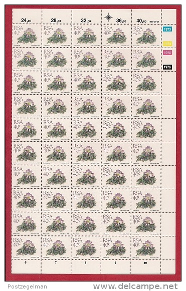 SOUTH AFRICA,  1988 , 15 full sheets of 100 stamps each, Succulents Definitives, 743-757, F-2555