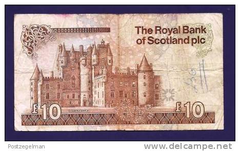 SCOTLAND  1988, Banknote Used VF, Royal Bank Of Scotland 10 POUND Km338 - 10 Ponden