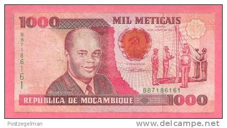 MOZAMBIQUE, Banknote, 1991, Used VF.. 1000 Meticais - Mozambique